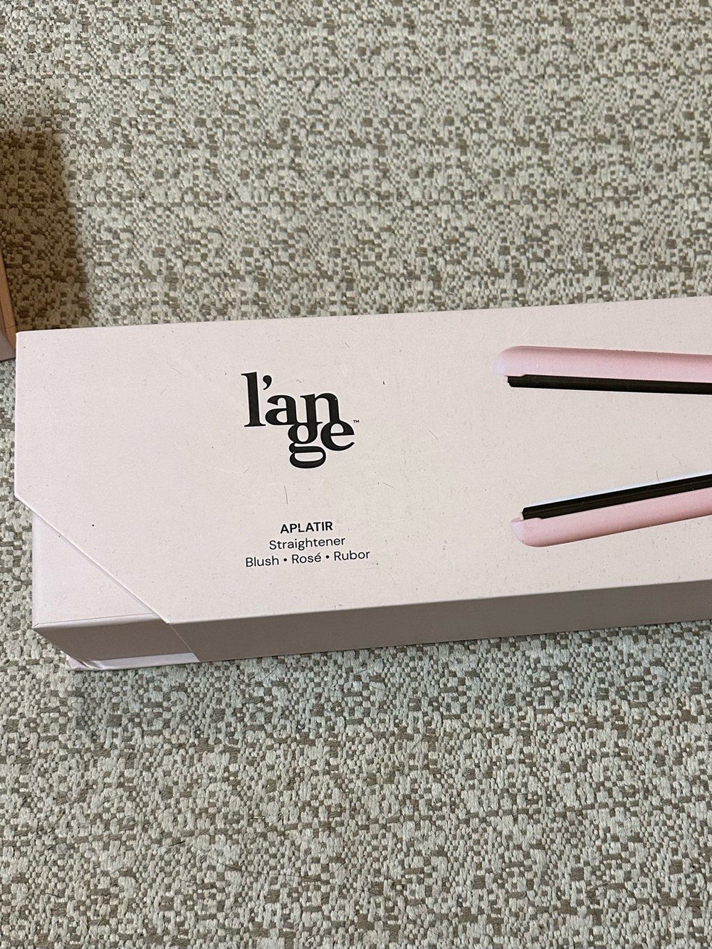 Lange hair straightener